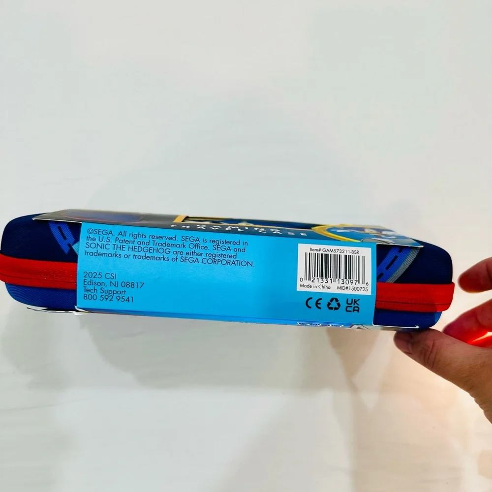 Sonic The Hedgehog Gaming Travel Case